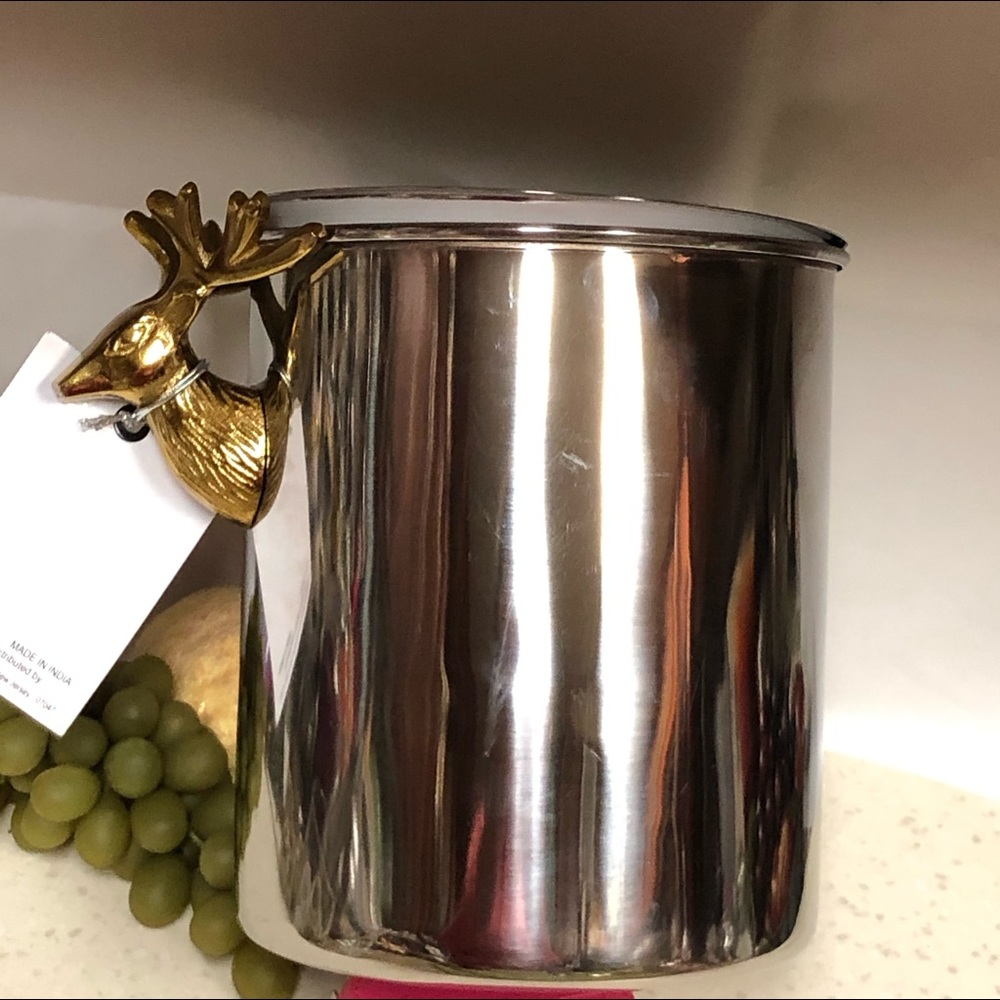 Handcrafted Indian Artisan holiday Deer container